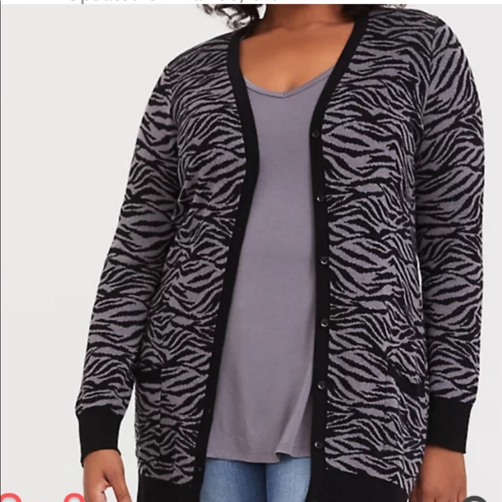 Gently used long Torrid Cardigan button up
